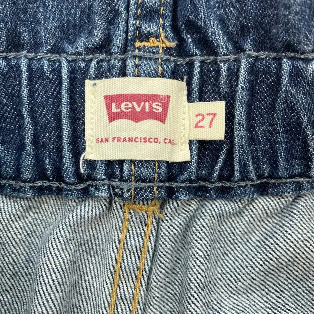 Levi's High Loose Taper Jeans Women's 27 Paperbag High Rise 100% Cotton Blue